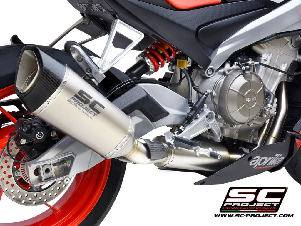 Picture of 2-1 Stainless steel full exhaust system, with SC1-R titanium exhaust