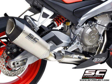 Picture of 2-1 Stainless steel full exhaust system, with SC1-R titanium exhaust