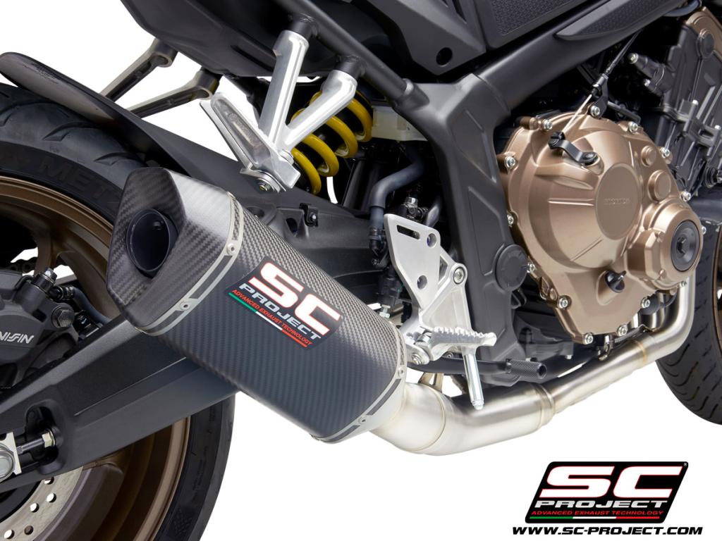 Picture of 4-1 Stainless steel full exhaust system, with SC1-M carbon fibre exhaust