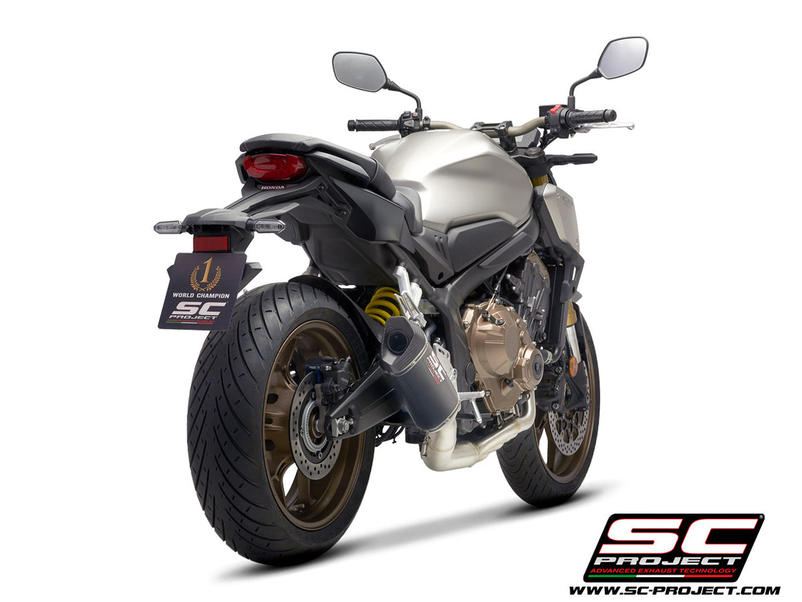 Picture of 4-1 Stainless steel full exhaust system, with SC1-M carbon fibre exhaust