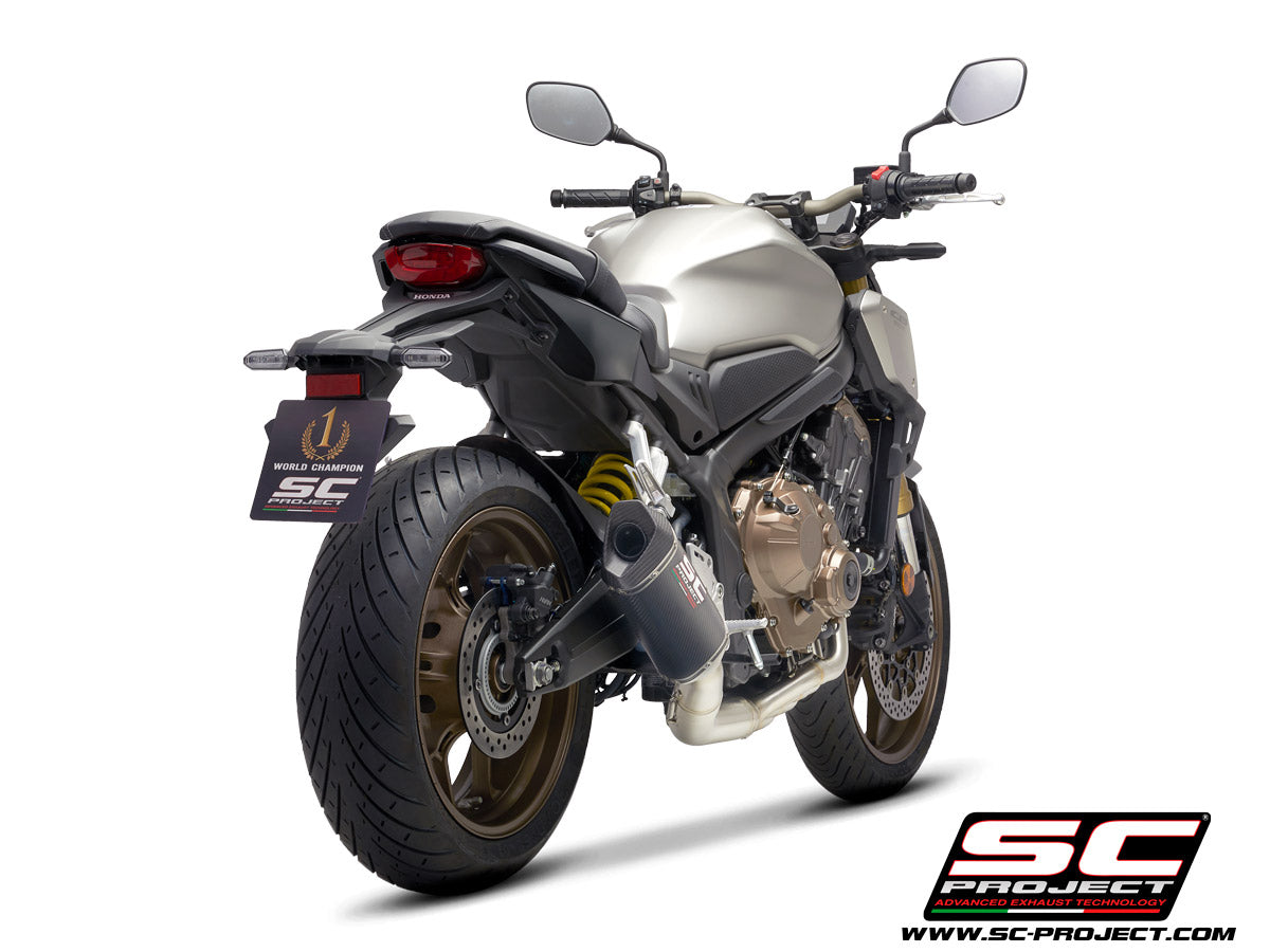 Picture of 4-1 Stainless steel full exhaust system, with SC1-M carbon fibre exhaust