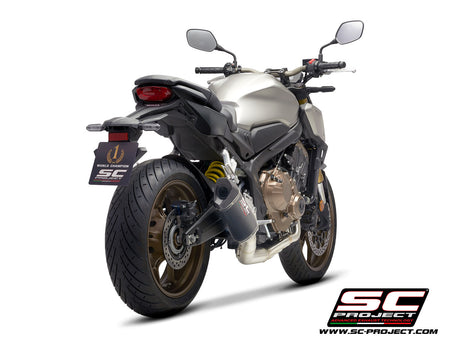 Picture of 4-1 Stainless steel full exhaust system, with SC1-M carbon fibre exhaust