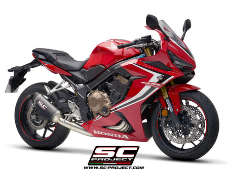 Picture of 4-1 Stainless steel full exhaust system, with SC1-M carbon fibre exhaust