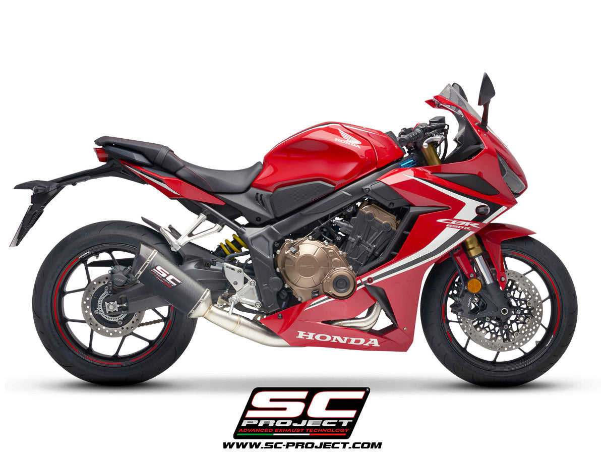 Picture of 4-1 Stainless steel full exhaust system, with SC1-M carbon fibre exhaust