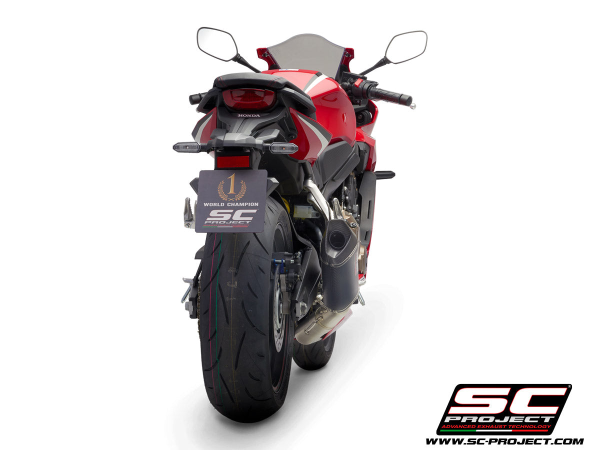 Picture of 4-1 Stainless steel full exhaust system, with SC1-M carbon fibre exhaust