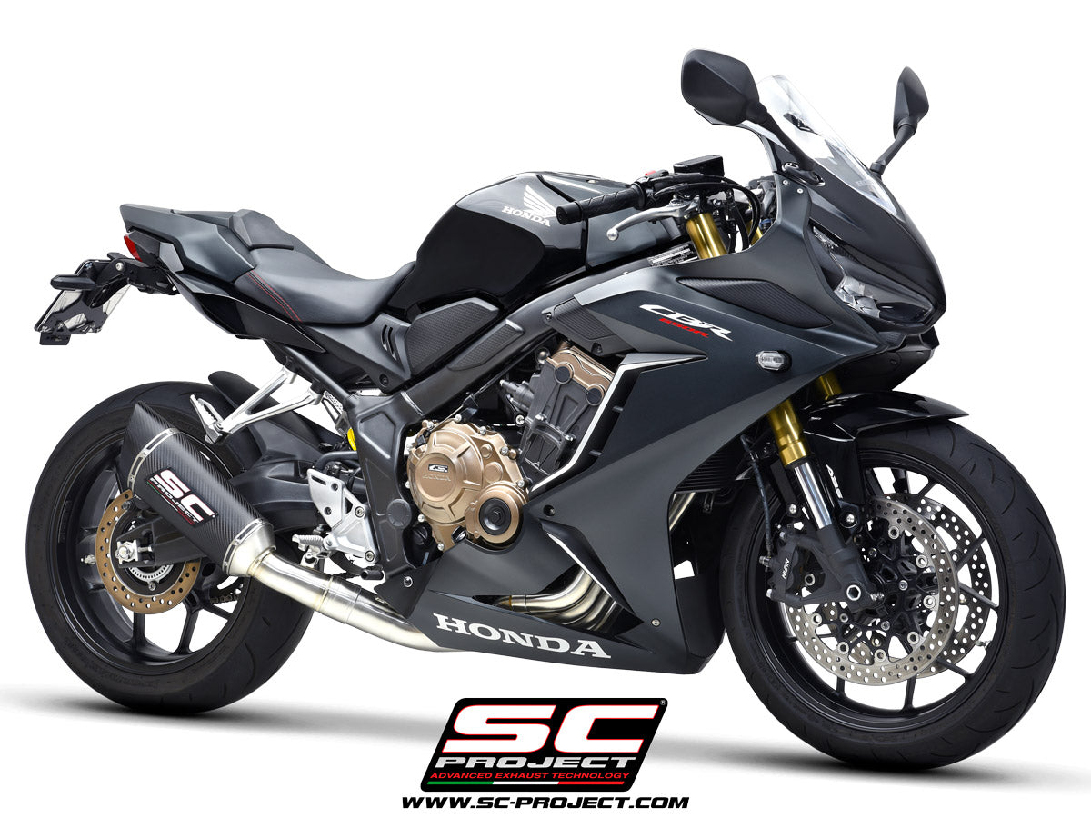 Picture of 4-1 Stainless steel full exhaust system, with SC1-R carbon fibre exhaust