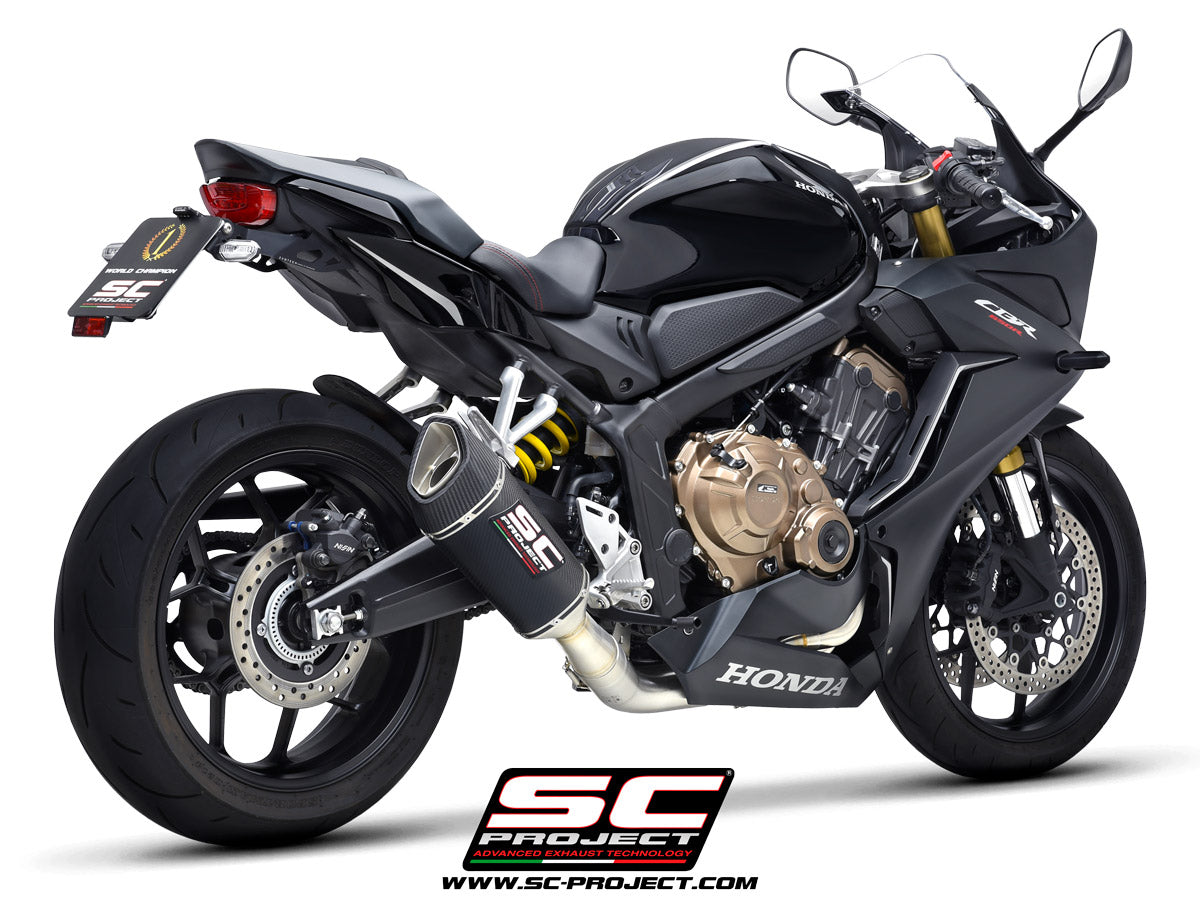 Picture of 4-1 Stainless steel full exhaust system, with SC1-R carbon fibre exhaust