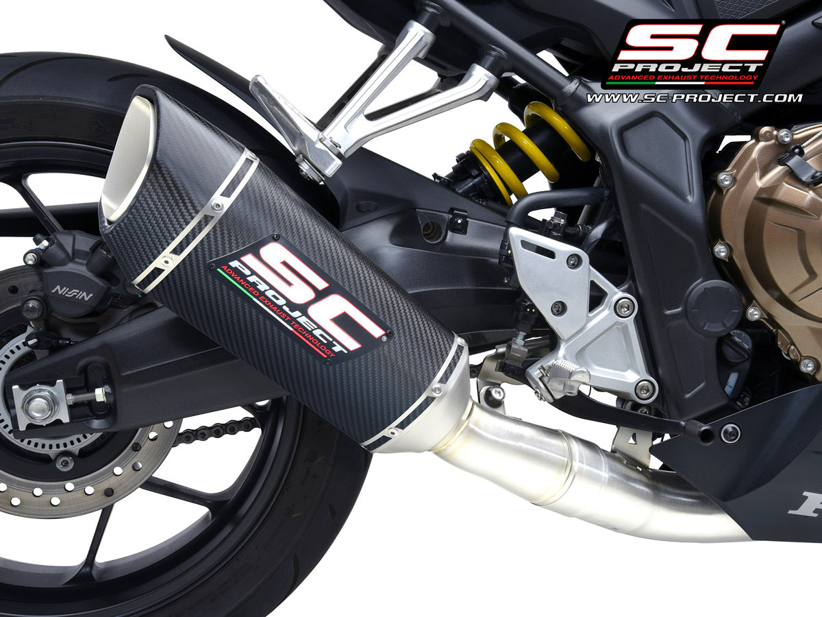 Picture of 4-1 Stainless steel full exhaust system, with SC1-R carbon fibre exhaust