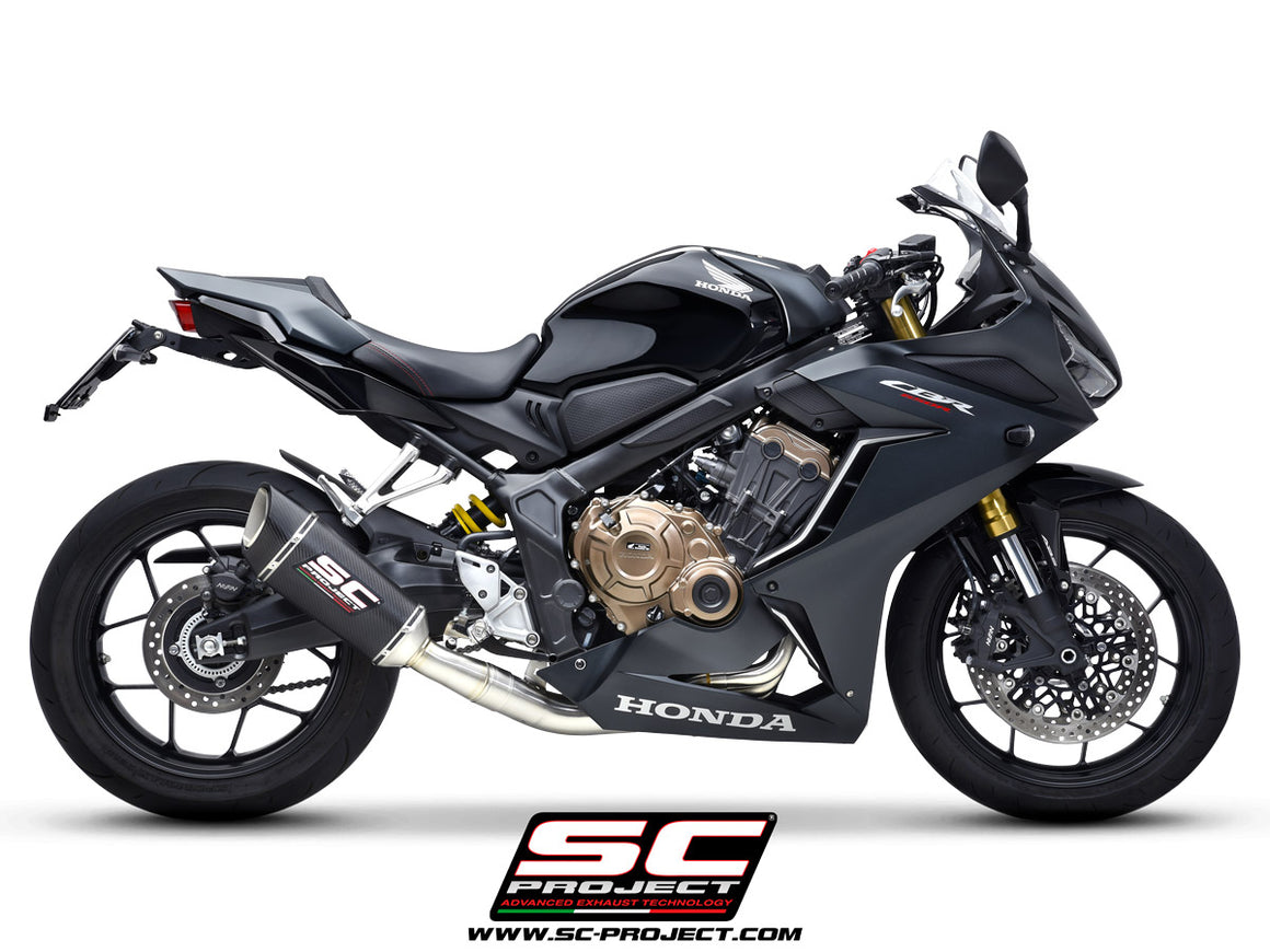 Picture of 4-1 Stainless steel full exhaust system, with SC1-R carbon fibre exhaust