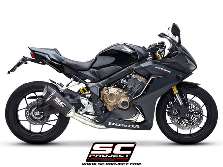 Picture of 4-1 Stainless steel full exhaust system, with SC1-R carbon fibre exhaust