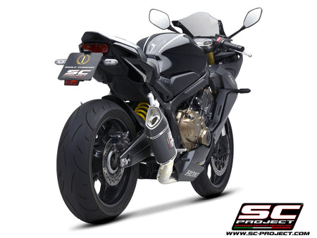 Picture of 4-1 Stainless steel full exhaust system, with SC1-R carbon fibre exhaust