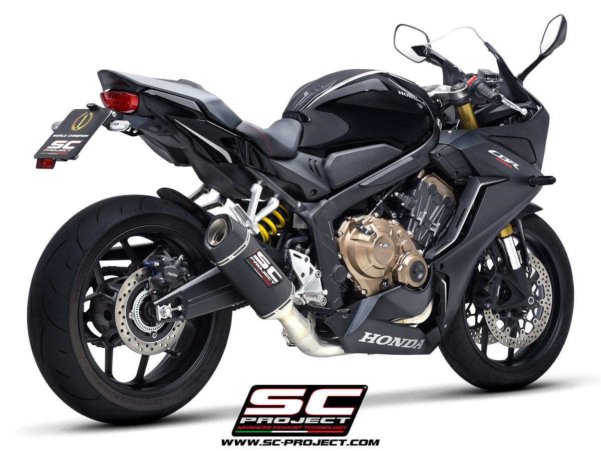 Picture of 4-1 Stainless steel full exhaust system, with SC1-S carbon fibre exhaust
