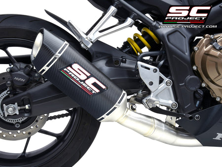 Picture of 4-1 Stainless steel full exhaust system, with SC1-S carbon fibre exhaust