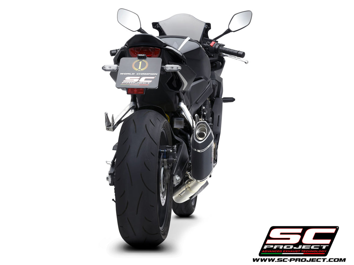 Picture of 4-1 Stainless steel full exhaust system, with SC1-S carbon fibre exhaust
