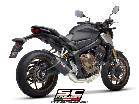 Picture of 4-1 Stainless steel full exhaust system, with SC1-S carbon fibre exhaust