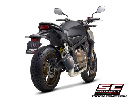 Picture of 4-1 Stainless steel full exhaust system, with SC1-S carbon fibre exhaust