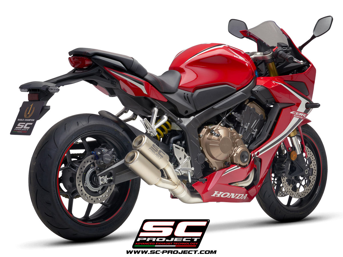Picture of 4-1 Stainless steel full exhaust system, with Twin CR-T titanium exhaust