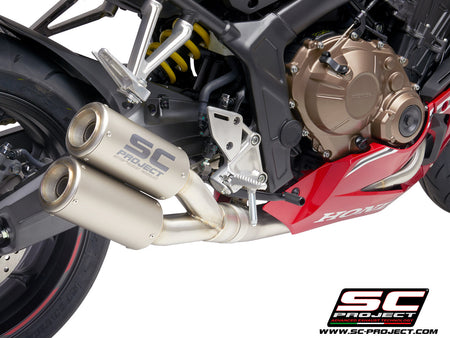 Picture of 4-1 Stainless steel full exhaust system, with Twin CR-T titanium exhaust