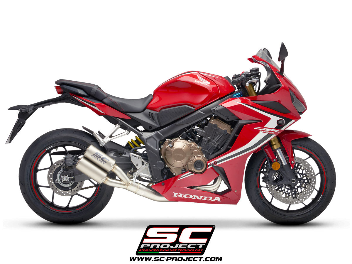 Picture of 4-1 Stainless steel full exhaust system, with Twin CR-T titanium exhaust
