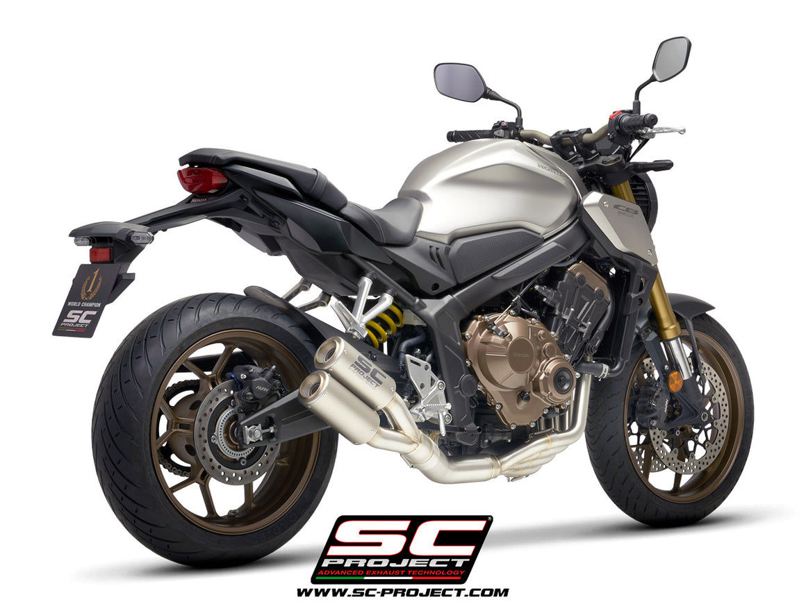 Picture of 4-1 Stainless steel full exhaust system, with Twin CR-T titanium exhaust