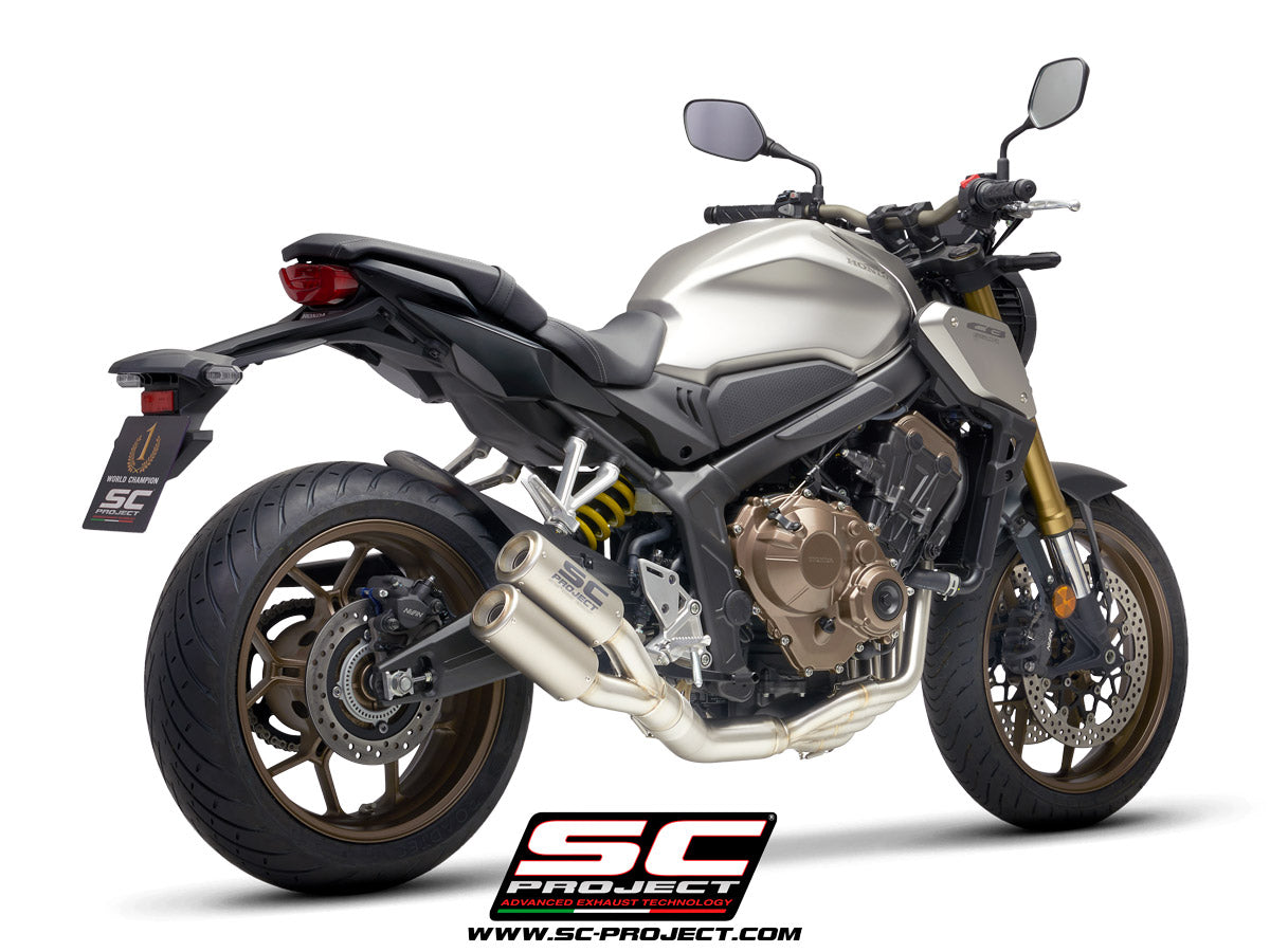 Picture of 4-1 Stainless steel full exhaust system, with Twin CR-T titanium exhaust