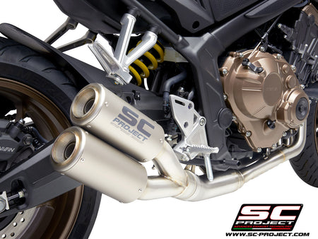 Picture of 4-1 Stainless steel full exhaust system, with Twin CR-T titanium exhaust
