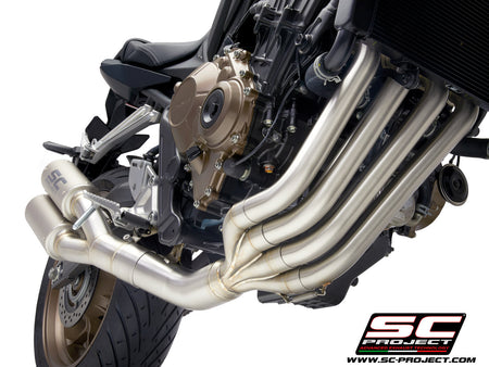 Picture of 4-1 Stainless steel full exhaust system, with Twin CR-T titanium exhaust