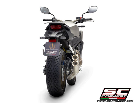 Picture of 4-1 Stainless steel full exhaust system, with Twin CR-T titanium exhaust