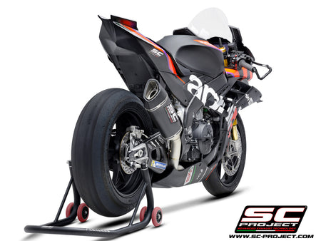 Picture of 4-2-1 Titanium full exhaust system, with SC1-R carbon fibre exhaust (250 mm)