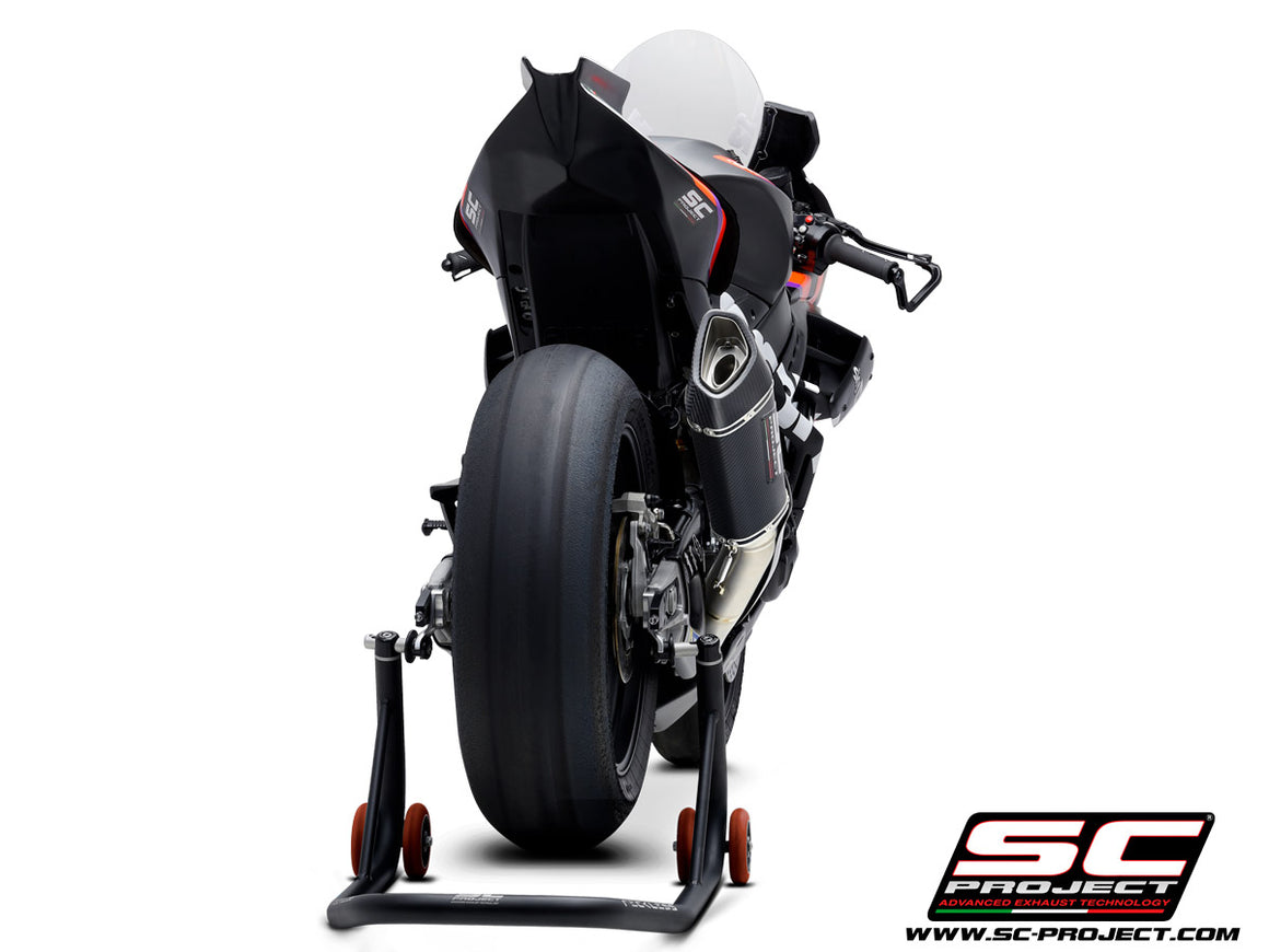 Picture of 4-2-1 Titanium full exhaust system, with SC1-R carbon fibre exhaust (250 mm)