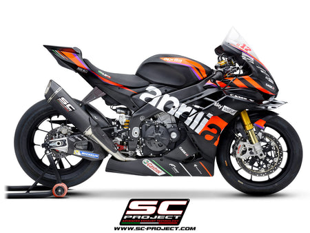 Picture of 4-2-1 Titanium full exhaust system, with SC1-R carbon fibre exhaust (350 mm)