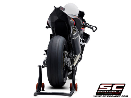 Picture of 4-2-1 Titanium full exhaust system, with SC1-R carbon fibre exhaust (350 mm)