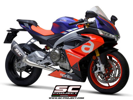 Picture of 2-1 "Trofeo" full exhaust system titanium, with SC1-R carbon fibre exhaust