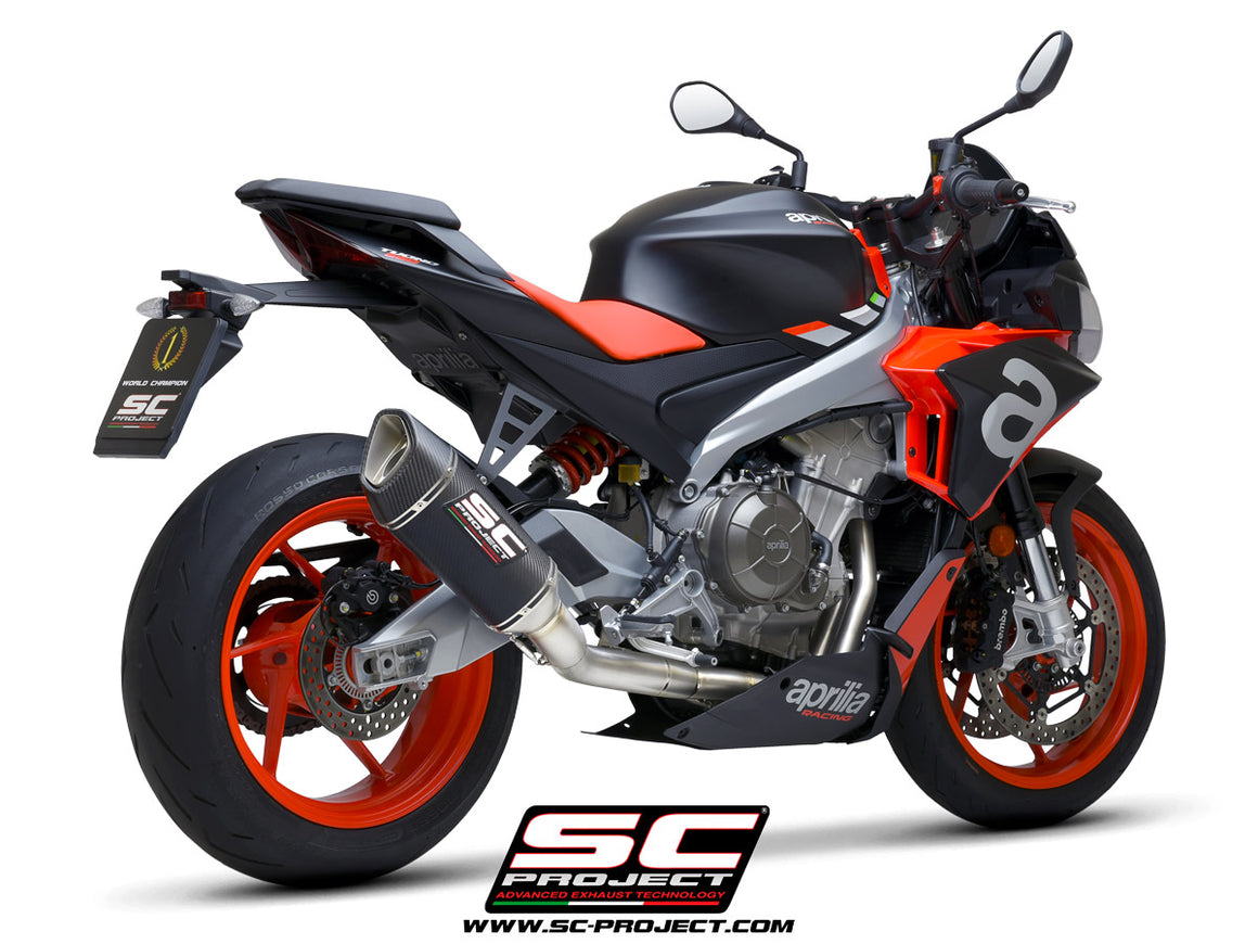 Picture of 2-1 "Trofeo" full exhaust system titanium, with SC1-R carbon fibre exhaust