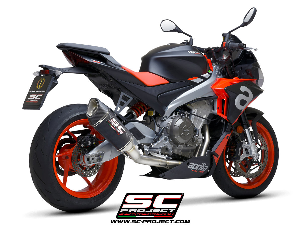 Picture of 2-1 "Trofeo" full exhaust system titanium, with SC1-R carbon fibre exhaust