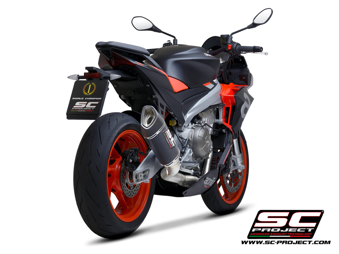 Picture of 2-1 "Trofeo" full exhaust system titanium, with SC1-R carbon fibre exhaust