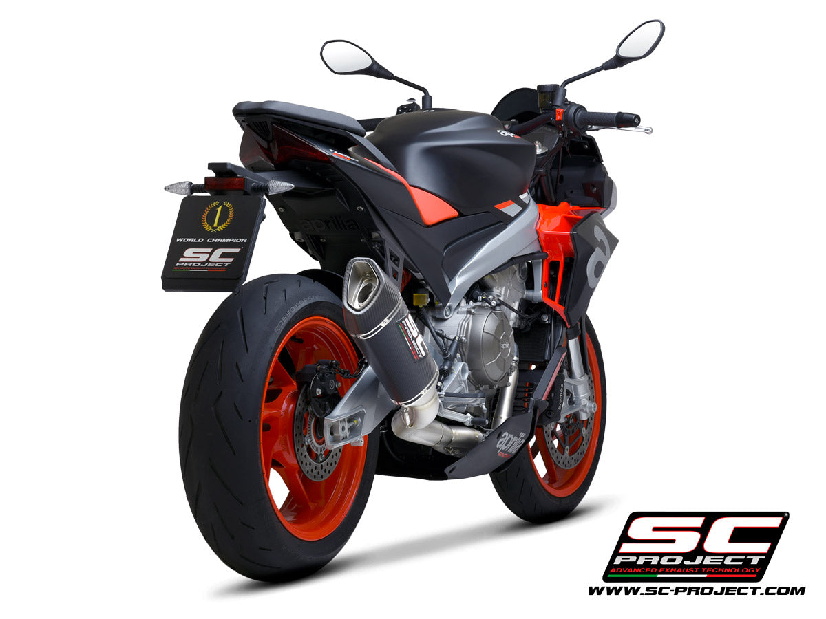 Picture of 2-1 "Trofeo" full exhaust system titanium, with SC1-R carbon fibre exhaust