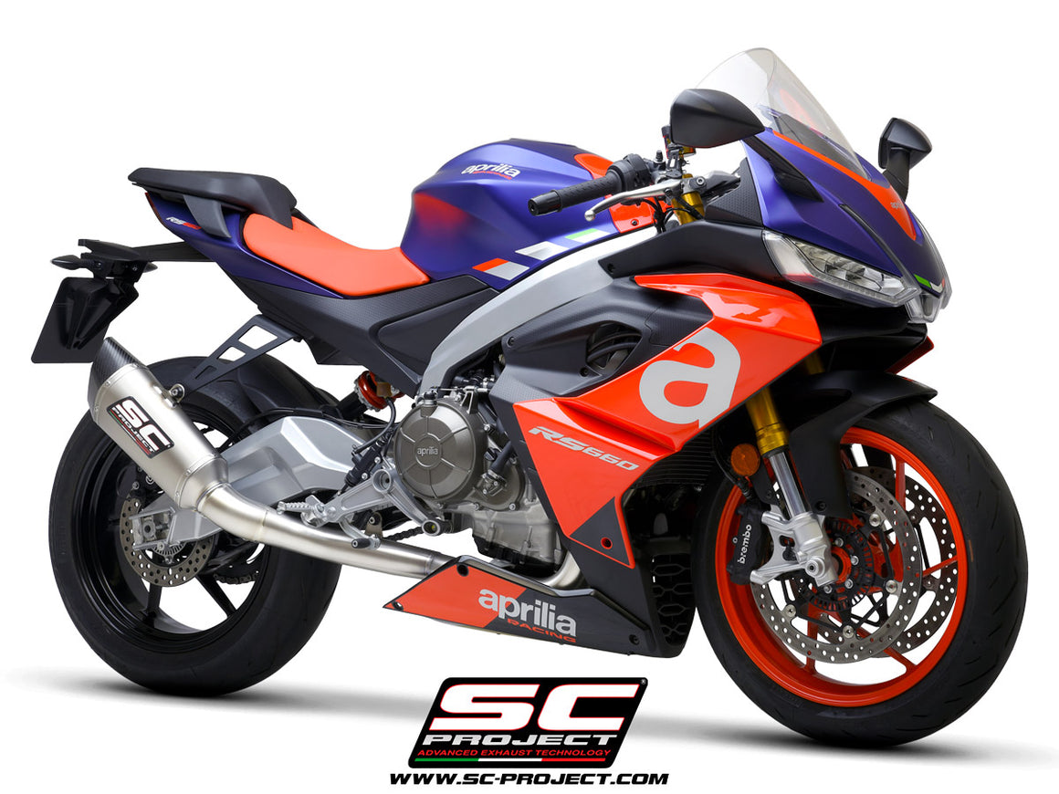 Picture of 2-1 "Trofeo" full exhaust system titanium, with SC1-R titanium exhaust