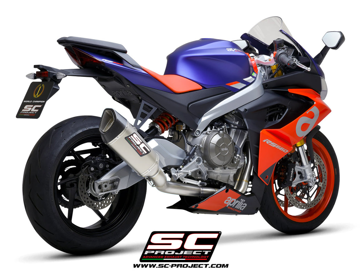 Picture of 2-1 "Trofeo" full exhaust system titanium, with SC1-R titanium exhaust