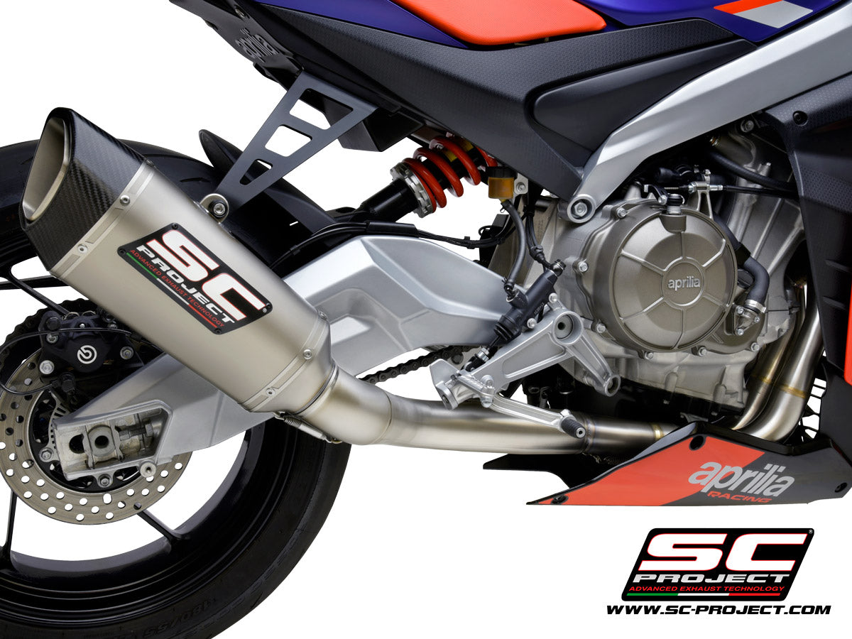 Picture of 2-1 "Trofeo" full exhaust system titanium, with SC1-R titanium exhaust