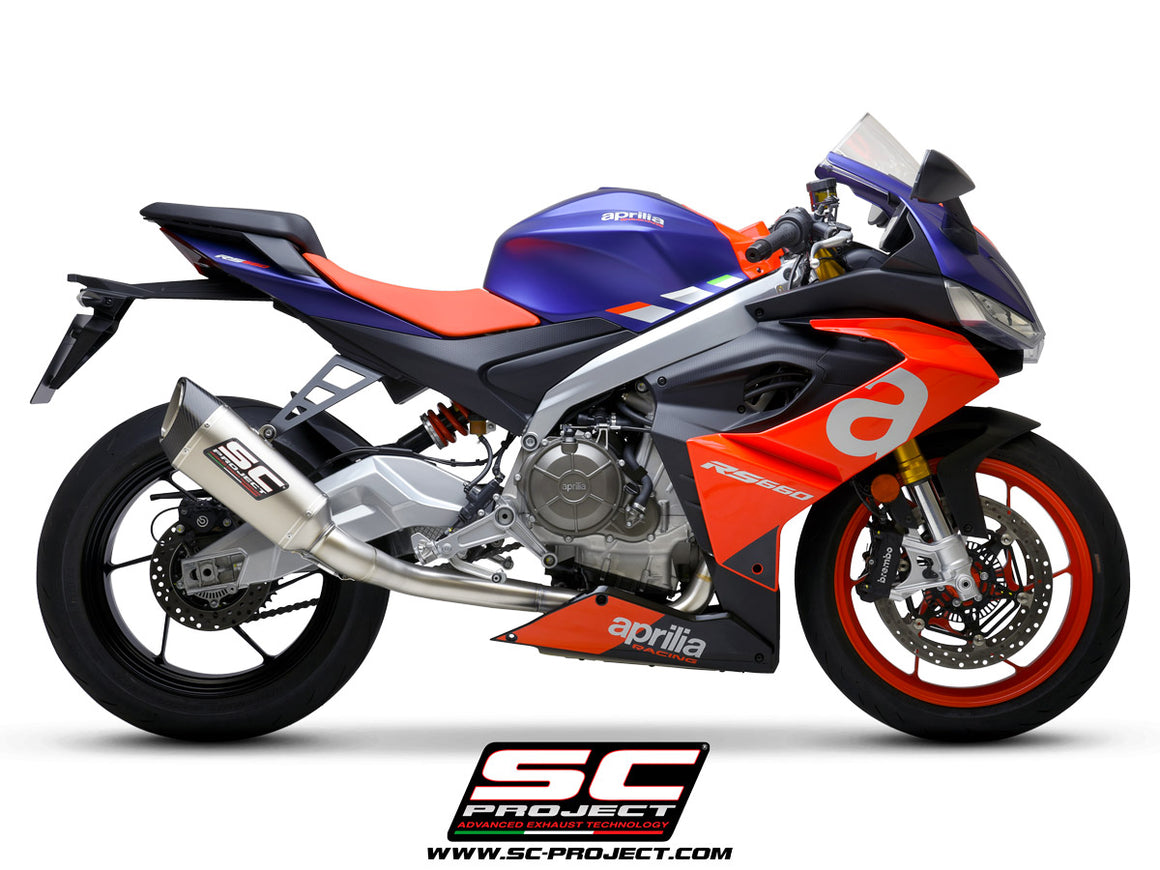 Picture of 2-1 "Trofeo" full exhaust system titanium, with SC1-R titanium exhaust
