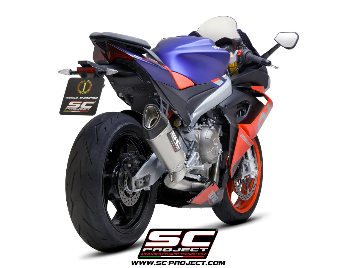 Picture of 2-1 "Trofeo" full exhaust system titanium, with SC1-R titanium exhaust