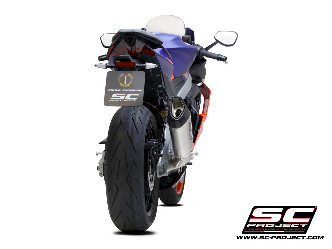Picture of 2-1 "Trofeo" full exhaust system titanium, with SC1-R titanium exhaust