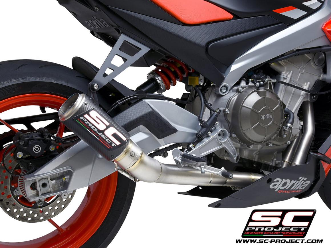 Picture of 2-1 Titanium full exhaust system, with CR-T carbon fibre exhaust