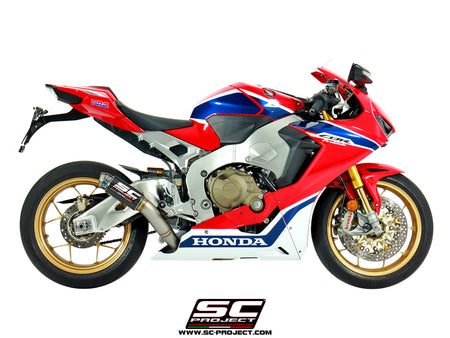 Picture of GP70-R carbon fibre exhaust, high mount