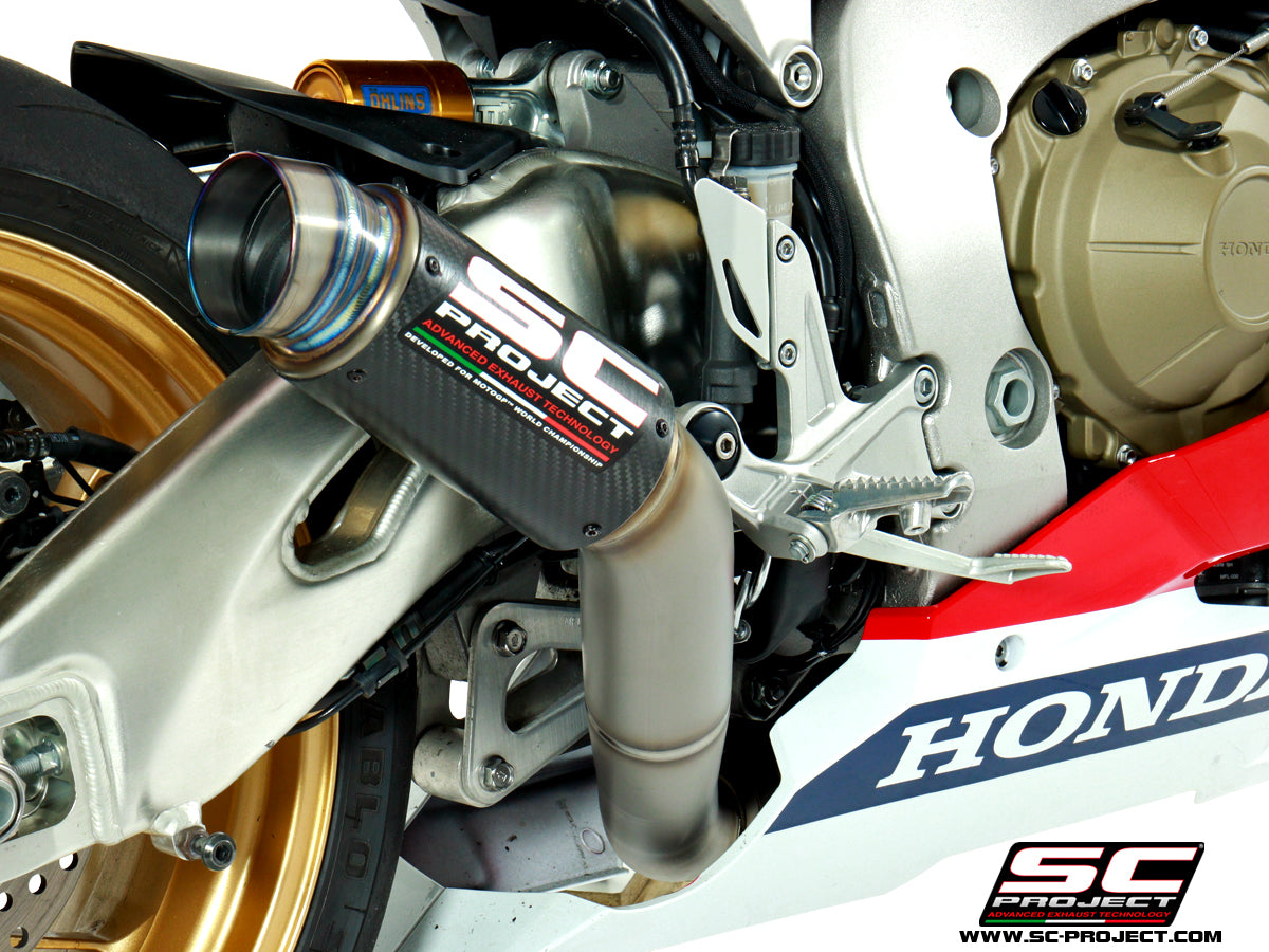 Picture of GP70-R carbon fibre exhaust, high mount