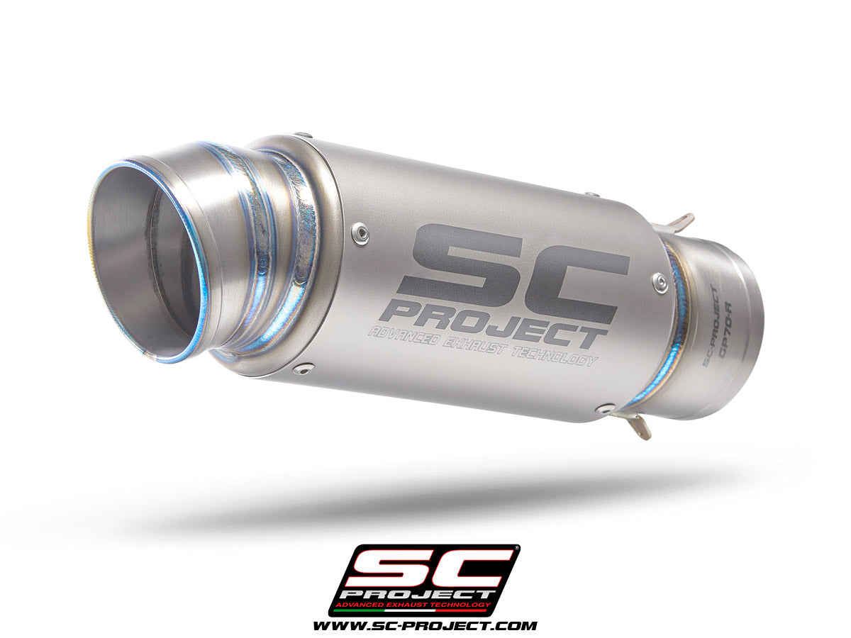 Picture of GP70-R titanium exhaust, 60 mm inlet diameter
