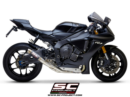 Picture of GP70-R titanium exhaust, with de-cat link pipe