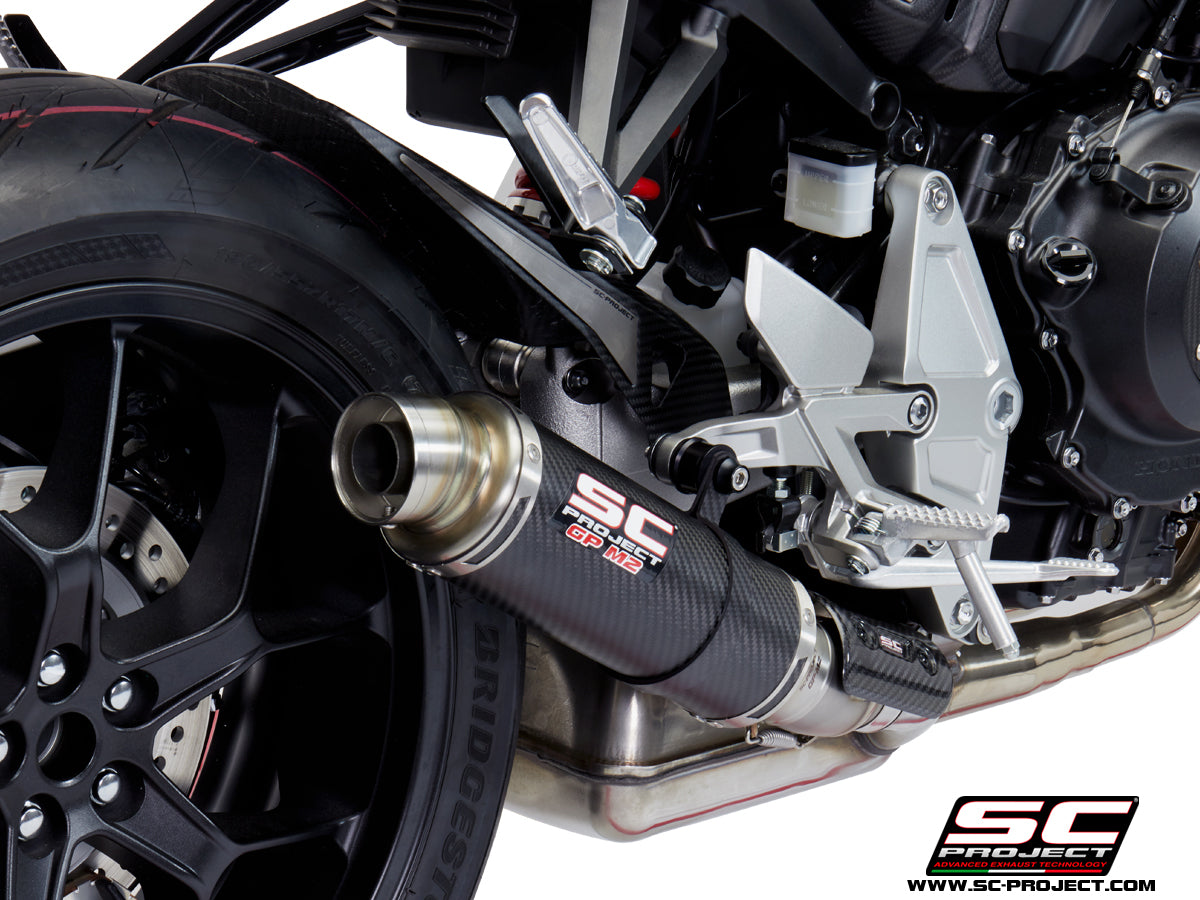Picture of GP-M2 carbon fibre exhaust