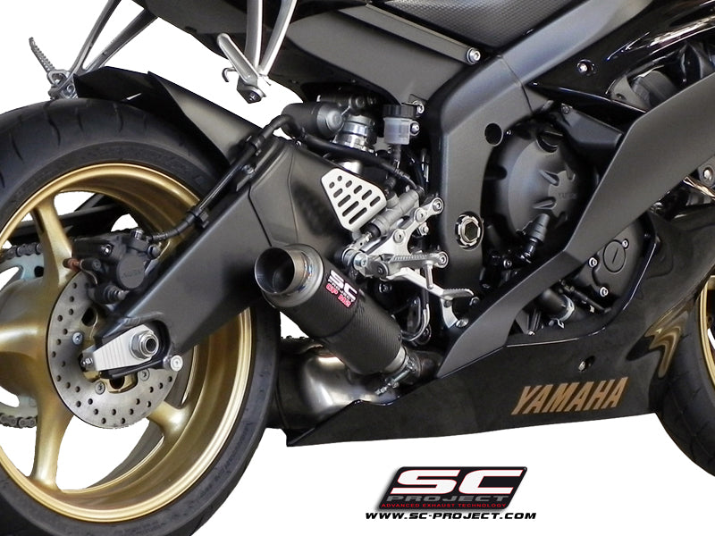 Picture of GP-M2 carbon fibre exhaust, low mount